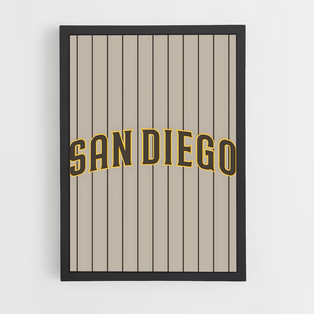 Poster San Diego Spirit – affiche Baseball (vue 2)